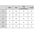 thumbnail image 2 of Womens Elastic Waist Loose Shorts Genuine Leather Shorts with Pockets, 2 of 2