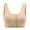 SAND, variant on FashionMille Women's Sexy Snap Trim Front Knit Ribbed Casual Basic Crop BraTank Top