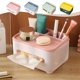 thumbnail image 1 of Xihbxyly Artículos En Oferta Juego de Caja de Pañuelos Caja de Pañuelos de Escritorio Caja de Pañuelos de Pared Organizador de Múltiples Compartimentos para Habitación de Invitados Estante de Baño Si, 1 of 7