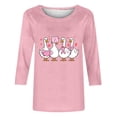 thumbnail image 4 of JOANKDMI Breast Cancer Awareness Shirts for Women Cute Duck Pink Ribbon Graphic Tees Long Sleeve Crewneck Casual Tops October Survivor Support Fall T-Shirts, 4 of 5