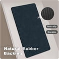 thumbnail image 5 of BULULOM Bath Mat Non-Slip, Quick-Dry Absorbent Bathroom Rug, Washable Thin Rubber Backing Design Fits Under Doors Navy Blue 20"x30", 5 of 9