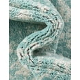 thumbnail image 3 of Unique Loom Richmond Collection Area Rug - Medallion (3' 3" x 5' 3" Oval Aqua/Ivory), 3 of 6