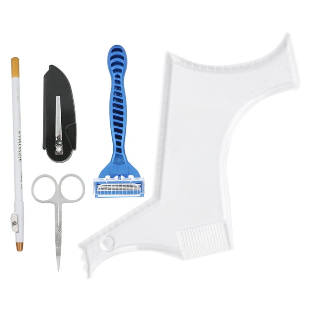 Ensemble de Toilettage de Barbe, Outil de Façonnage de Barbe Cadeau Idéal Répondre à Différentes Demandes pour Salon de Coiffure pour Raser les Poils du Visage