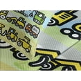 thumbnail image 4 of Ambesonne Cartoon Quilted Bedspread Set 3 Pcs, Excavator Loader Machines, King Size, Multicolor, 4 of 5