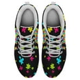 thumbnail image 2 of Autism Shoes Women Men Running Sneakers Autism Awareness Puzzle Print Tennis Walking Shoes White Size 12, 2 of 5