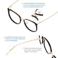 thumbnail image 5 of Cyxus Lentes para Computadora Hombres y Mujeres Anti Luz Azul Lente Antireflejant Bloqueo UV Antifatiga Anteojos Cyxus Style, 5 of 5