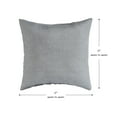 thumbnail image 6 of Greendale Home Fashions 17'' x 17'' Reversible Outdoor Throw Pillow, Set of 2, Heather Gray, 6 of 6