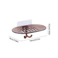 thumbnail image 3 of Weloille Soap Dish Holder 1 Piece, Wall Mounted Self Draining Soap Container, Waterproof Non Slip Bathroom Soap Storage Rack, Suitable for Shower Bathroom Kitchen Sink Countertop, 3 of 6