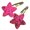 8 rose red, variant on FENOHREFE Popular Glitters Star Hairpin Side Clip Barrettes Hair Clip Women Hair Accessories Side Pin for Girls Kids Hair Decors