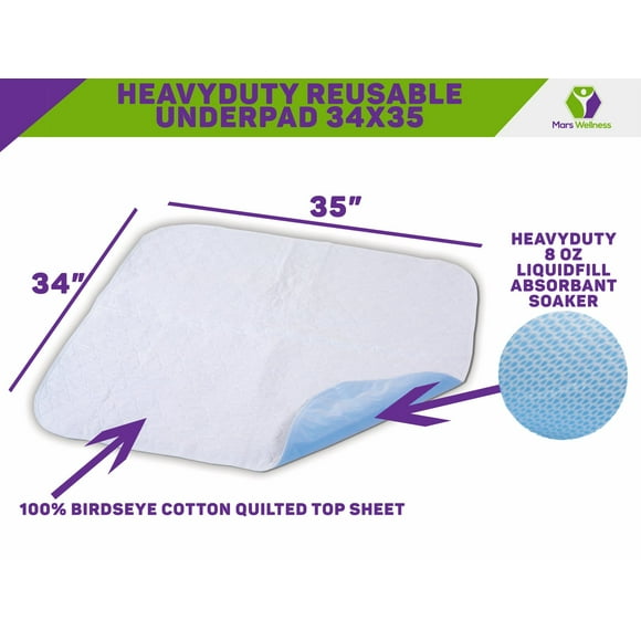 Reusable Incontinence Bed Pads