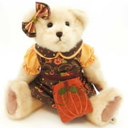14.00In Ella P. Patchbeary, Fabric, Fall Autumn Teddy Bear Pumpkin 4023849