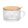 thumbnail image 1 of Bewildely Juego de vasos de vidrio ecológicos - Juego de vasos de vidrio livianos y duraderos fáciles de limpiar Juego de tazas de té elegante Juegos de servir café y té 1 estilo Girasoles 450ml, 1 of 6