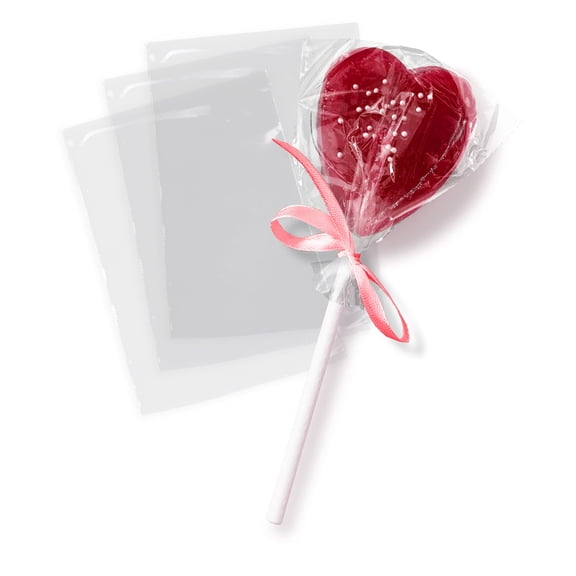 Flat Poly Bags, Clear Polyethylene Material, 1.25 mil Thickness, 2 x 3 in, 1000 count
