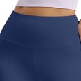 thumbnail image 4 of ClodeEU Women's High Waist Stretchy Workout Leggings with Pockets,Casual Yoga Pants Blue,Women's Plus XXL, 4 of 4