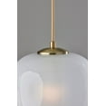 thumbnail image 3 of Adesso 9" Magnolia Pendant, Antique Brass, 3 of 3