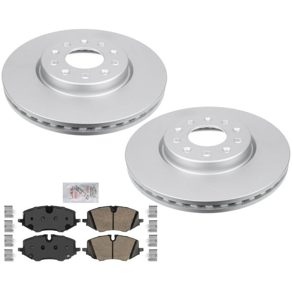 Front Coated Disc Brake Rotors Ceramic Pads hardware For Buick Encore GX 20-23