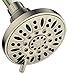 thumbnail image 3 of AquaDance Pommeau de Douche Haute Pression Nickel Brossé 6 Réglages 4 Pouces - Angle Réglable, Jets Anti-Obstruction, Installation Sans Outils-Certifié USA-Haut Marque Américaine, 3 of 4
