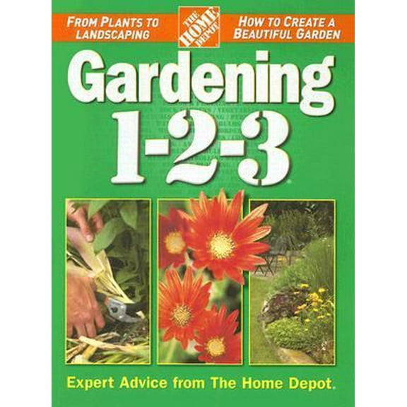 Pre-Owned Gardening 1-2-3 (HOME DEPOT 1-2-3) (Hardcover) 0696224259 9780696224256