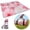 Red, variant on Fuilayi 78x78 Inch Outdoor Waterproof and Moisture-proof Picnic Mat, Portable Integrated Storage Design with Shoulder Strap, Can Accommodate 6-8 People, Suitable for Camping, Beach (Red)