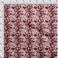 thumbnail image 4 of oneOone Viscose Chiffon Maroon Fabric Abstract Fabric For Sewing Printed Craft Fabric By The Yard 42 Inch Wide, 4 of 5