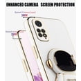 thumbnail image 4 of Compatible with Redmi Note 12 Pro Case for Women Men, Ultra Soft Redmi Note 12 Pro 4G Phone Case with Stand Silicone TPU Plating Cute Astronaut Pattern Cases Cover (White), 4 of 14