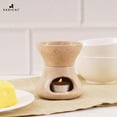 thumbnail image 4 of Radicaln Verona Marble Butter Warmer 4" Handmade–Candle Butter Warmer For Candle Melter & Sea Food Butter Maker Chocolate Melting Pot and Butter Crock, 4 of 6