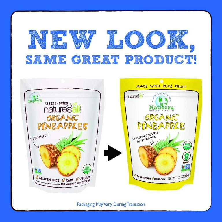 Natierra Organic Freeze-Dried Apples 1.5 oz Bag - Healthy Planet Shopping