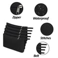 thumbnail image 3 of COVERS&ALL Tool Bag, 18 Oz Heavy Duty Waterproof Pouch with Sturdy Zipper, Utility Multipurpose for Tools Storage Makeup (Pack of 5, Black), 3 of 6