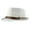 White, variant on IDALL Fedora Hats Visor Hats Unisex Summer Straw Structured Packable Sun Summer Beach Hat Cuban Trilby Hat Wide Brim Hats Hats for Men Beige One Size