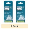 (2 pack) Philips Avent Anti-colic Nipples - Flow 4 Nipple, 2-Pack, SCY764/02