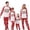Red, variant on Yievot Family Christmas Pajamas Matching Sets Printed Long Sleeve Shirts and Plaid Pants 2 Piece Soft Loungewear Pjs Set