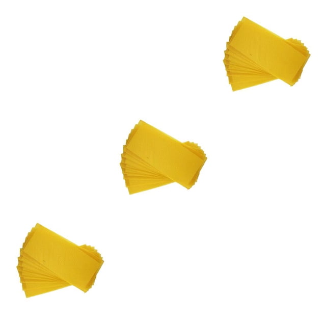 Riwesomey 10pcs Beeswax Sheets Foundation Professional Keeping Bees Protective Wax Bee Tools Foundations with Texture Honeycombs No.1 3piezas