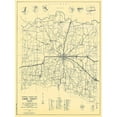 thumbnail image 3 of Highway Dept 14x18 Black Modern Framed Museum Art Print Titled - Lamar Texas Highway - Highway Dept 1936, 3 of 5