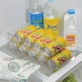 thumbnail image 2 of iDesign 70930 Refrigerator Can & Drink Holder, BPA-Free Clear Plastic - Quantity 1, 2 of 4
