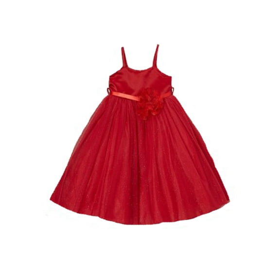 Kid's Dream Little Girls Red A-Line Formal Dress - size 2