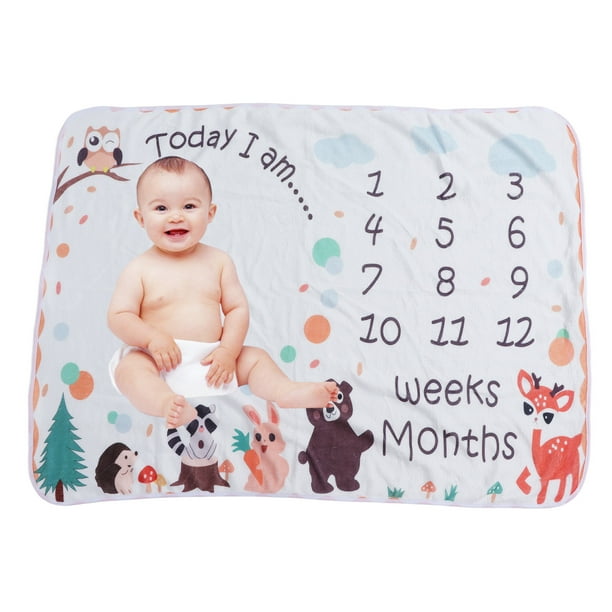 Baby month blanket walmart sale