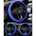 thumbnail image 2 of 38CM Ice Car Auto Silk Steering Wheel Cover Anti-slip Wheel Protector, 2 of 10