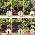 thumbnail image 6 of KEYAHAPPY Garden Tools Set, 9 Piece Gardening Tools with Fashion Bag, Rust-Proof & Heavy-Duty Gardening Supplies Kit Ideal Garden Gifts for Women & Men, 6 of 8