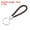 Dark Brown, variant on PU Keyring Woven Lanyard Straps Braided Leather Keychain, Pink 2 Pack