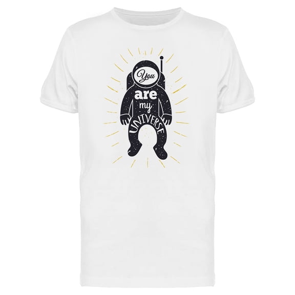 Spaceman Astronaut With Rays Tee Men's -Image by Shutterstock