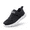 BLACK, variant on Boys Girls Fashion Sneakers Running Shoes Knit Athletic Shoes with Hook and Loop