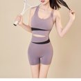 thumbnail image 5 of Womens Bras Beautiful Back Sports Bra Set Shock Gathering Yoga Drying Sports Bra Set Sport Bras for Women Purple M, 5 of 8