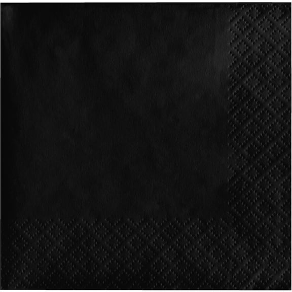 500/Case Bulk Black Velvet Beverage Napkins 3 ply