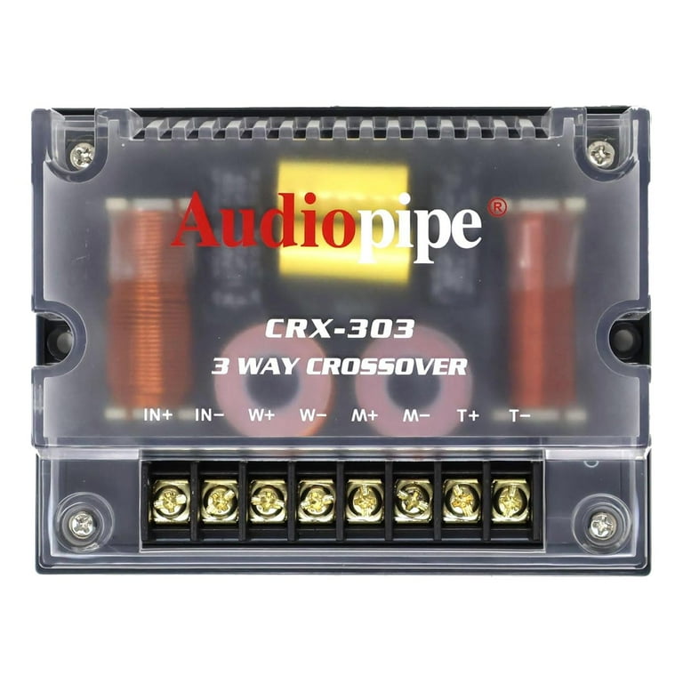 Audiopipe 4 Ohm 3 Way Crossover 300 Watts Passive Car Audio