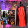 thumbnail image 3 of Ropa unisex de Halloween Witch Grim Reaper Red Black Robe para niños Fiesta de adultos FLhrweasw Nuevo, 3 of 7