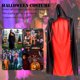 thumbnail image 3 of Cape Cloak Wizard Cape Halloween Witch Grim Reaper para niños adultos (140 cm Style 4, 3 of 5