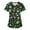 Dark GreenG_07#828A, variant on Garbnen Scrub Tops Christmas Nurse Women Funny Xmas Printed V Neck Short Sleeve Fall Womens Scrub Tops Printed Nurse Uniforms with Pocket S-5XL