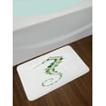 thumbnail image 2 of Seahorse Bath Mat, Pointillist Technique Hippocampus Design in Pastel Colors Ocean Wildlife Theme, Plush Bathroom Decor Mat with Non Slip Backing, 29.5" X 17.5", Multicolor, by Ambesonne, 2 of 2