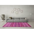 thumbnail image 3 of Ahgly Company Indoor Rectangle Abstract Pink Modern Area Rugs, 4' x 6', 3 of 4