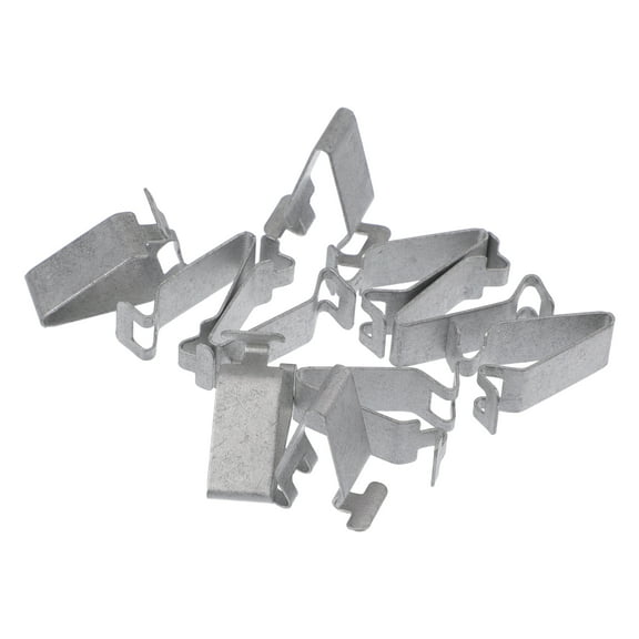 10 Pcs Car Body B-Pillar Trim Panel Clip Compatible for Volkswagen Jetta 2011-2023 Metal Silver Tone